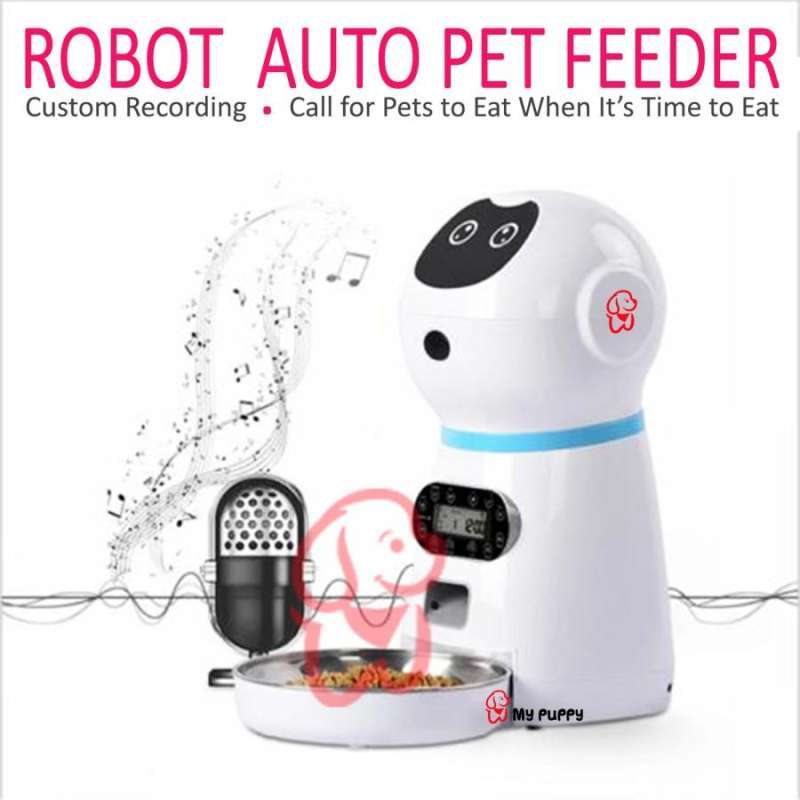 Jual ROBOT AUTOMATIC PET FEEDER ROBOT PEMBERI MAKAN HEWAN OTOMATIS di Seller My Puppy