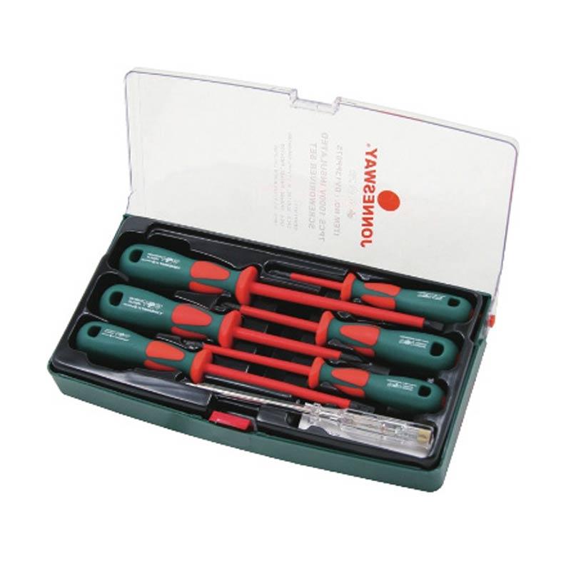 Jual Jonnesway DV13PP07S Insulated ScrewDRiver Set [7 Pcs/ 1000V] di