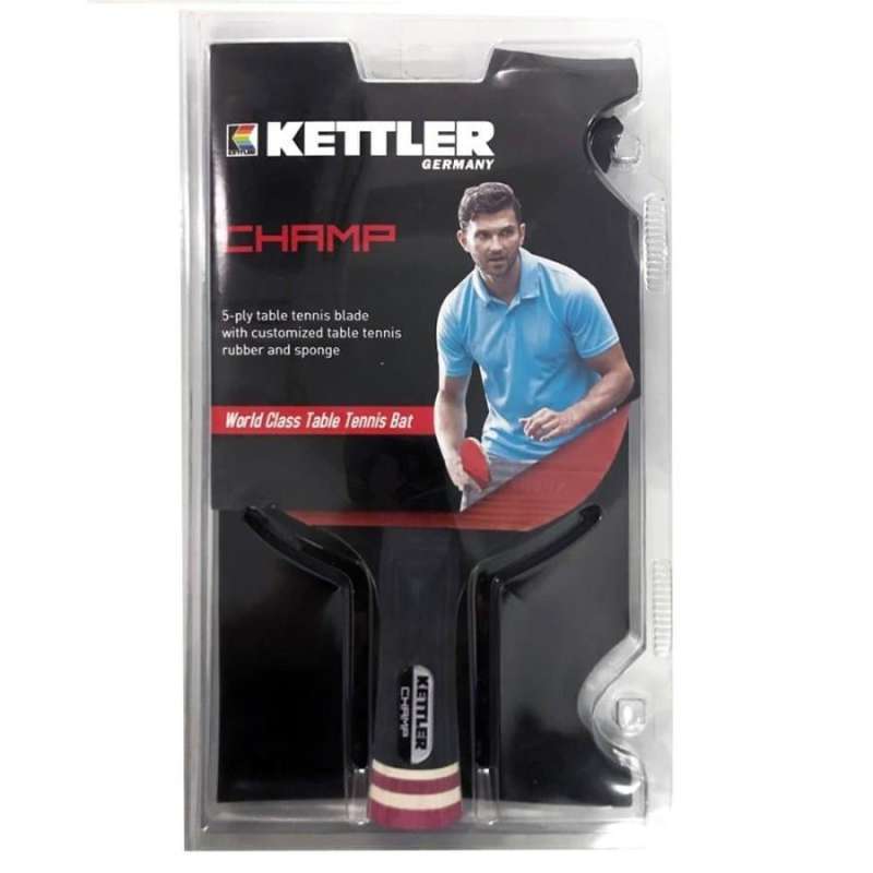 Jual KETTLER Table Tennis Bat CHAMP / Bat Tenis Meja CHAMP ORIGINAL