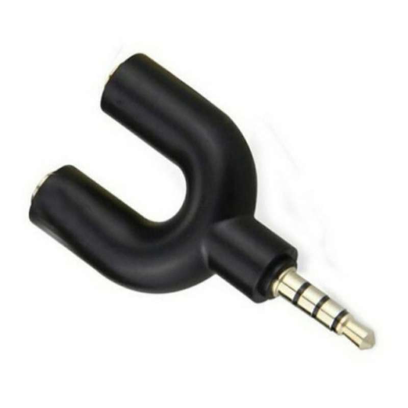 Jual Sambungan Mic Ke HP AndSpiliter Microphone Spiliter Smartphone di