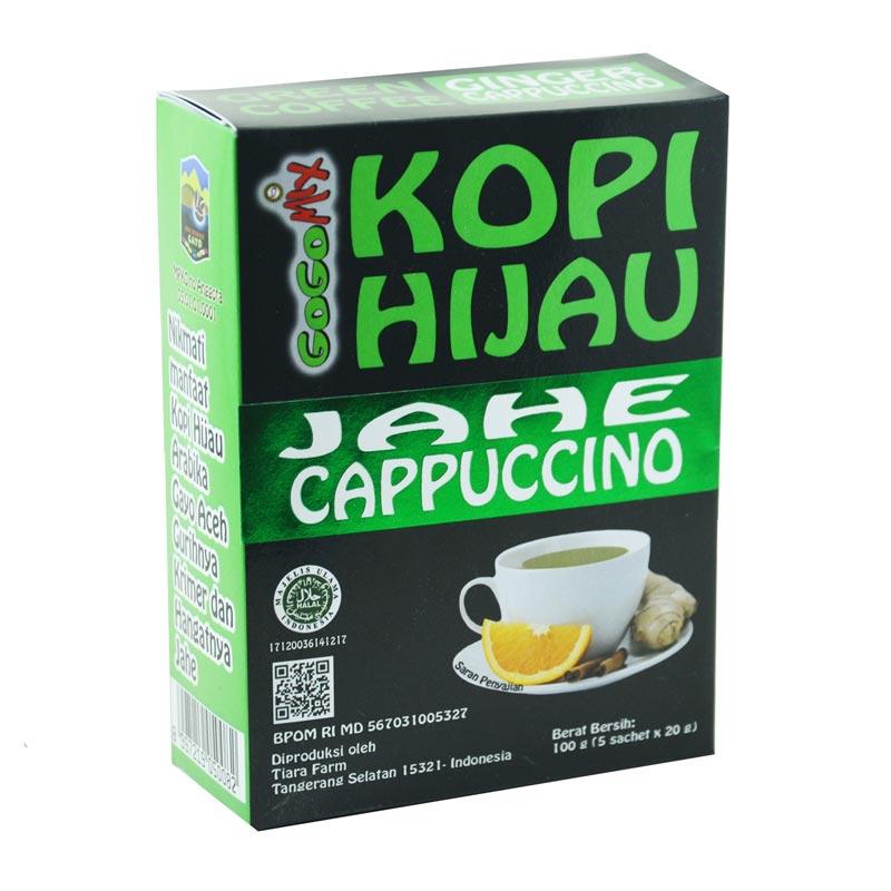 Jual Gogomix Kopi Hijau Jahe Cappuccino Tara Farm [Isi 5 Sachet/ 20 g