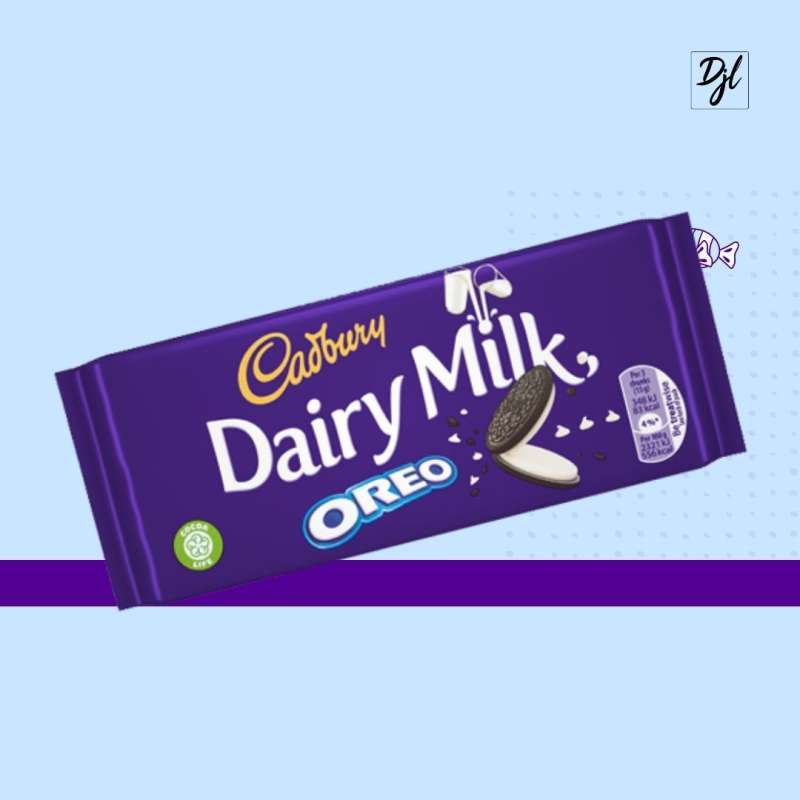 Jual Cadbury Dairy Milk Oreo Chocolate 60G 5 Pcs Cokelat dengan isi