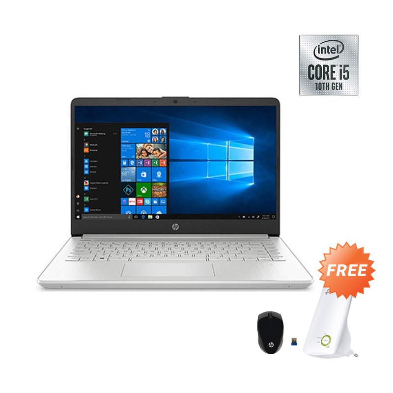 Jual HP 14s -dq1017TU Notebook - Silver [i5-1035G1/ 512GB