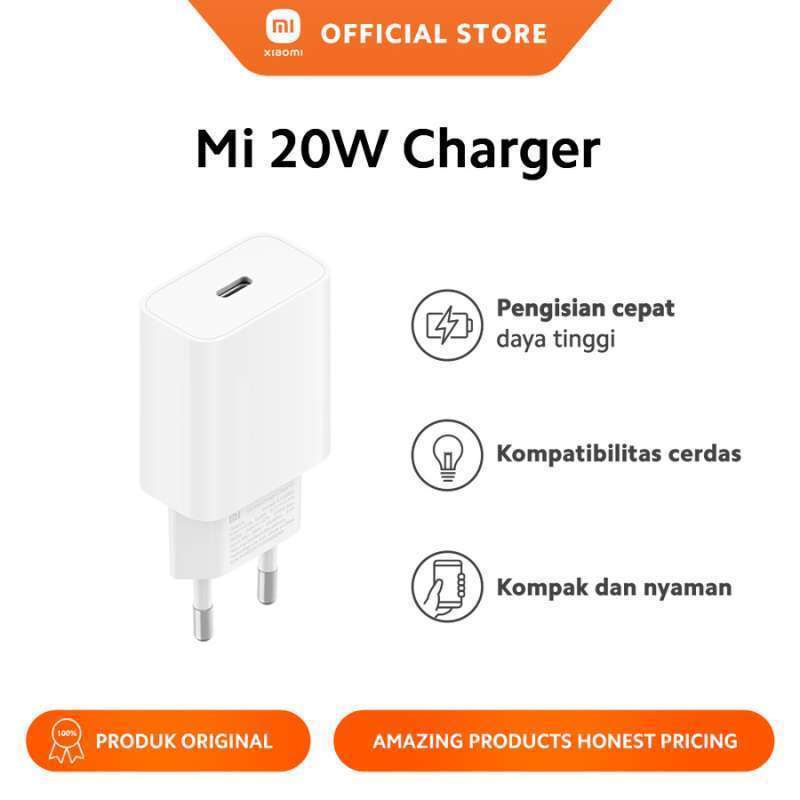 Jual Charger Xiaomi MI 20W Type C - Charger MI 20W USB C port di Seller ...