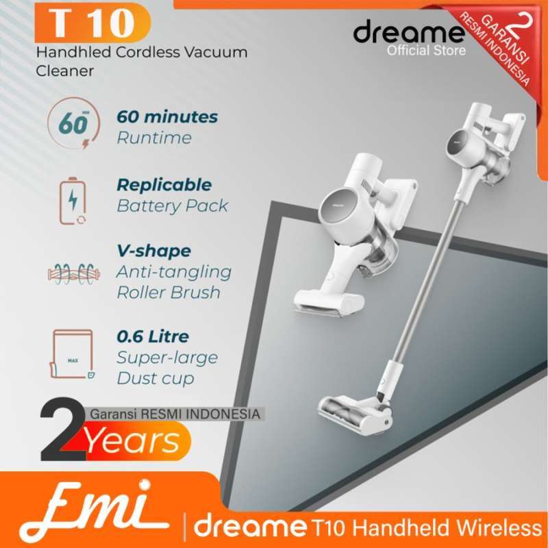 Jual Dreame T10 Handheld Vacuum Cleaners 20000Pa cordless Penyedot Debu ...