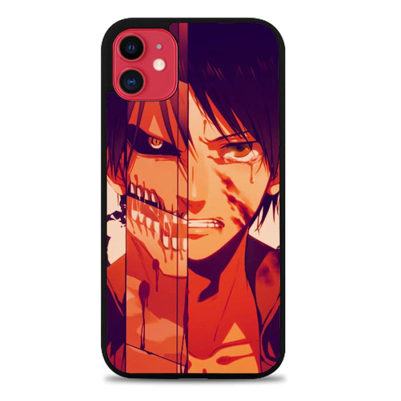 Jual Casing iPhone 11 Custom Hardcase HP Attack on Titan Eren L3270