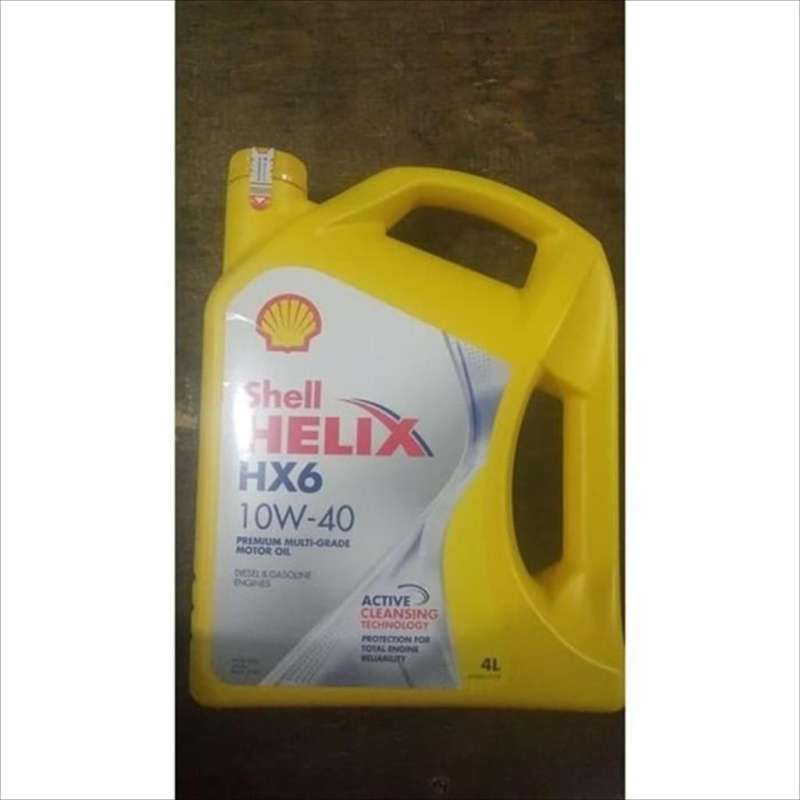 Jual Oli Mesin Mobil Shell Helix HX6 10W-40 SN Plus 4 Liter Scan ...