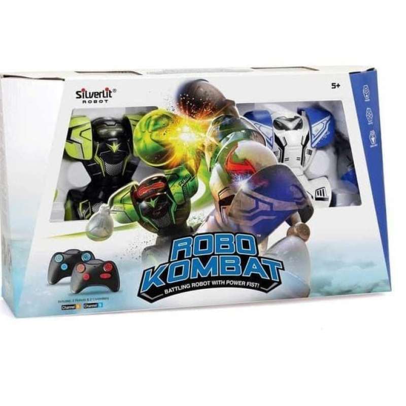 Jual Mainan anak robo kombat silverlit original rc twin battle pack isi ...