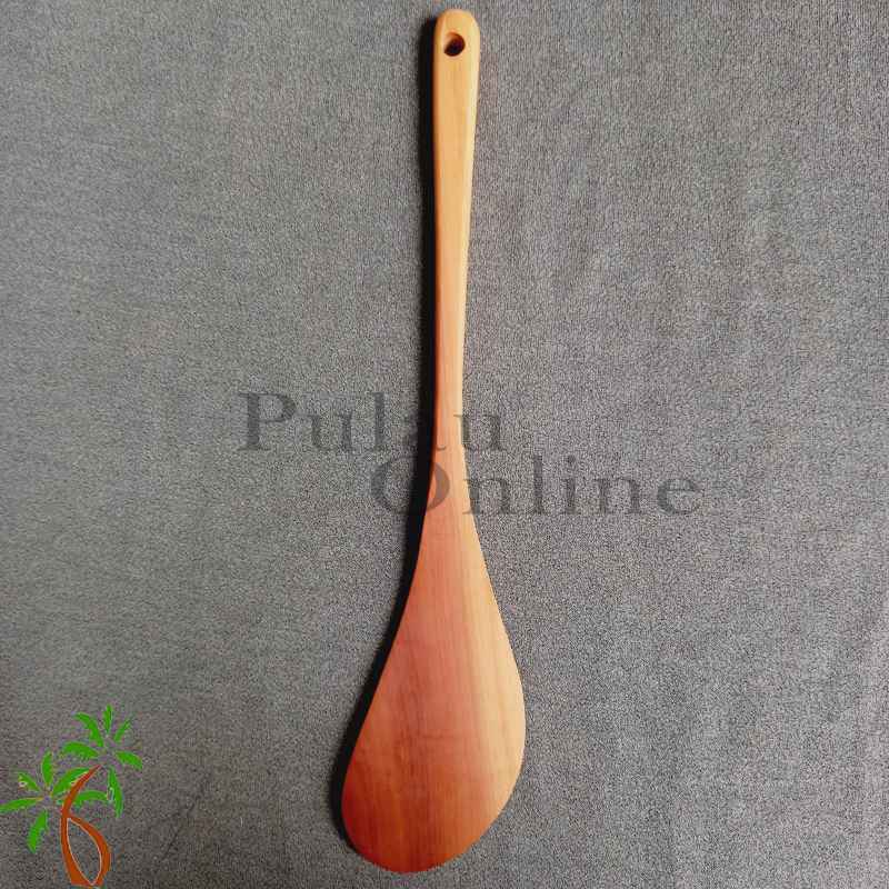 Jual Spatula Kayu Lengkung Sawo 35 cm Sutil Kayu Krisna di Seller
