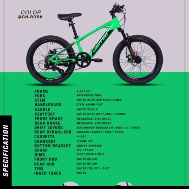 Sepda Sepeda Gunung Mtb 20 Inch Gratis Ongkir 🔥 Harga Murah April 2026