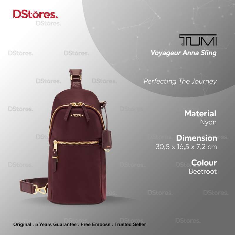 Jual TUMI Voyageur Anna Sling Beetroot di Seller DStores Ladies