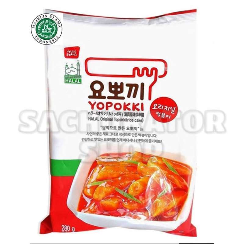 Jual Yopoki Yopokki Korean Rice Cake Topoki Topokki Halal Original Pack di Seller Sachurator