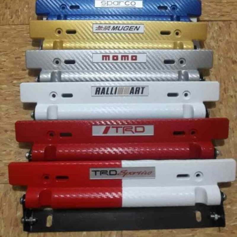 Jual Dudukan / Tatakan / Tempat Plat Nomor Mobil JDM Carbon Warna di
