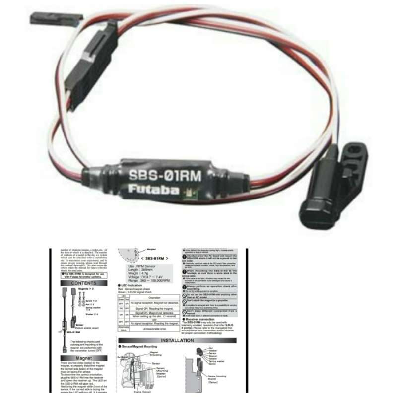 Jual futaba telemetry RPM sensor SB01RM di Seller Eloise Shop ...