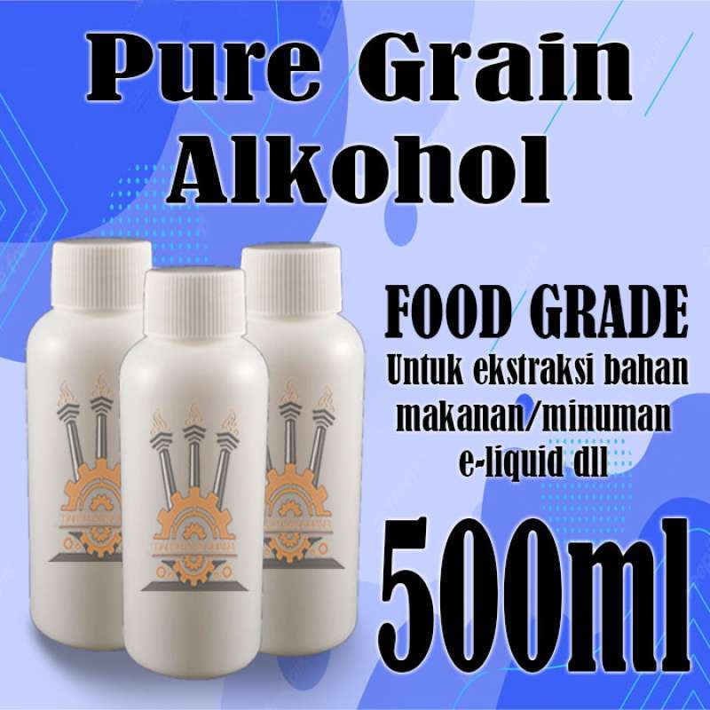 Jual Alkohol Food Grade 500ml PGA Original Pure Grain Alcohol
