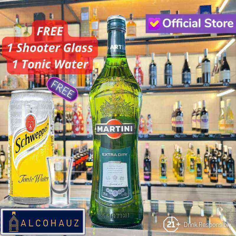 Promo ORIGINAL Martini Extra Dry Traditional 1L 1 Liter Sweet Vermouth