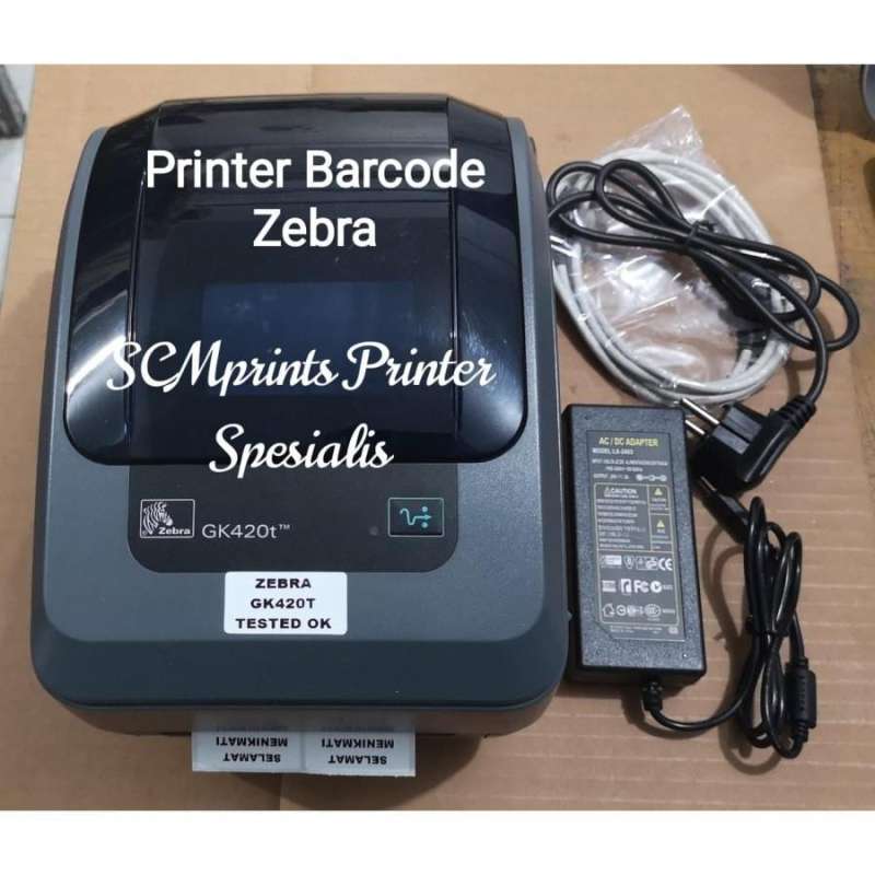 Jual PRINTER BARCODE ZEBRA GK420T Barcode Printer Bekas GK 420T Murah