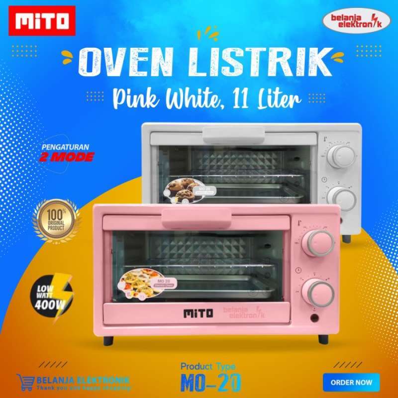 Promo Mito Electric Oven Mo20 Oven Listrik Mini 11 Liter Mo 20 Low
