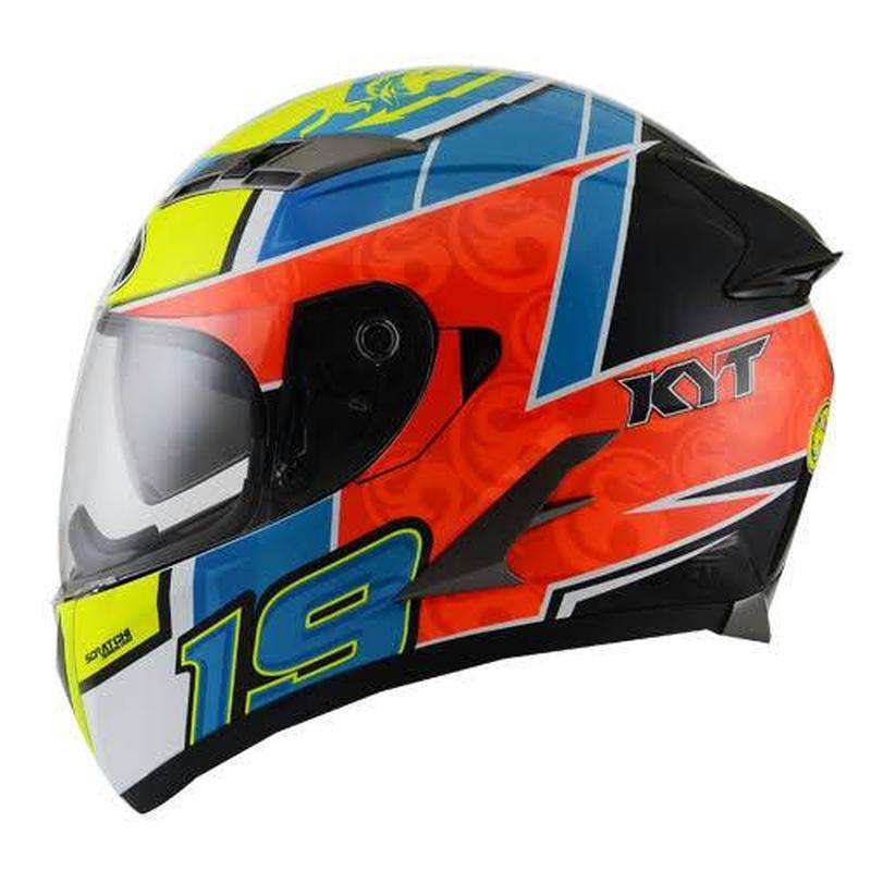 Jual Helm KYT Vendeta 2 Xavier Simeon Vendetta Full Visor Orange di
