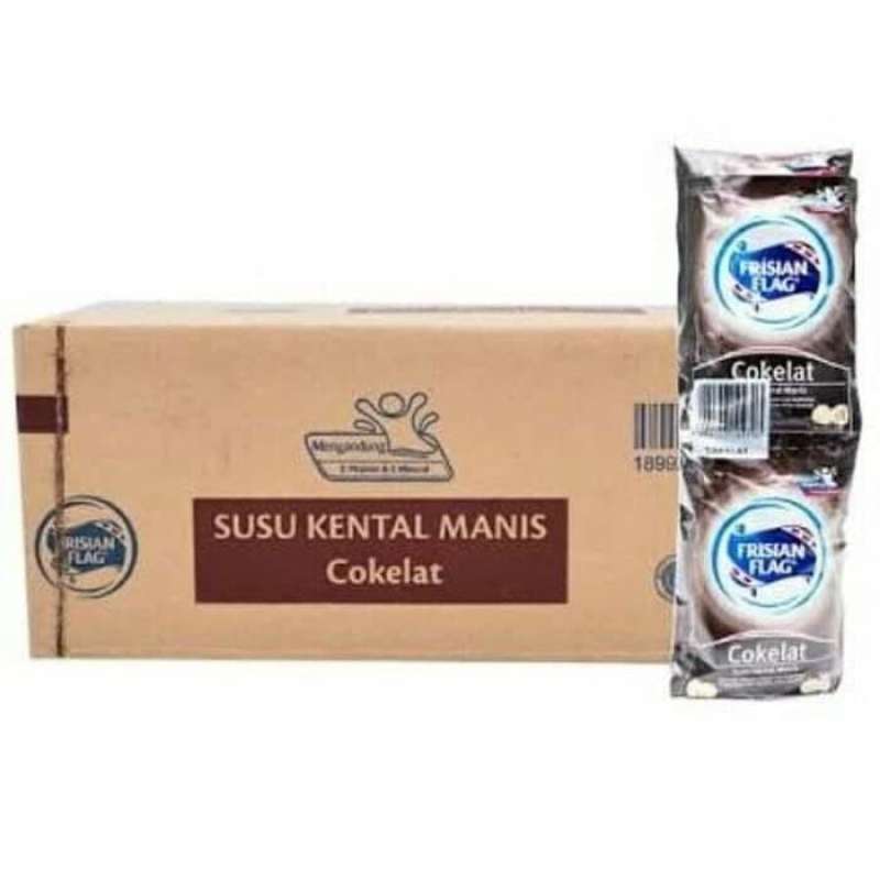 Jual Frisian Flag Kental Manis Coklat Sachet 40gr Per Renceng (6 Sachet