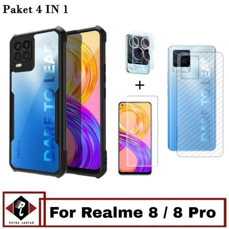 Jual Case Transparan Realme 8 Pro Anti Gores Layar Free Camera ...