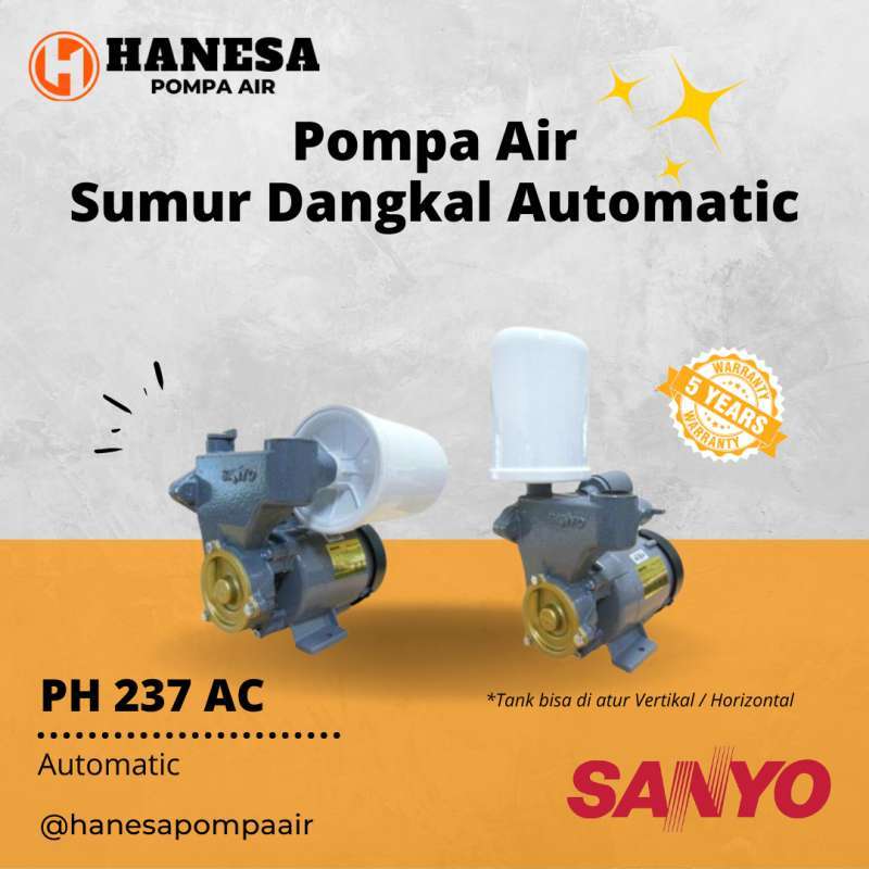 Jual Sanyo Ph 236 Ac Pompa Air Sumur Dangkal Otomatis Di Seller Hanesa ...