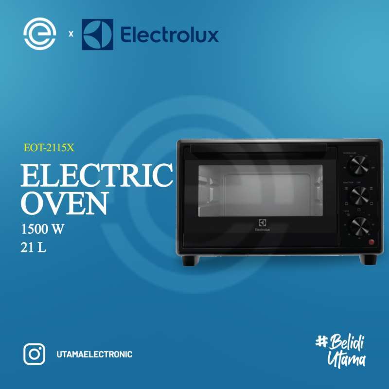 Jual ELECTROLUX Oven Listrik 21 Liter EOT2115X di Seller Utama
