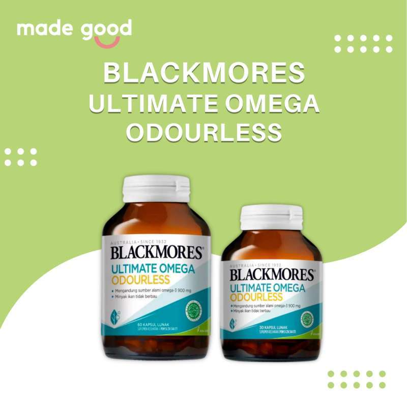 Promo Blackmores Ultimate Omega Odourless soft capsules Diskon 3 di Seller Made Good Market