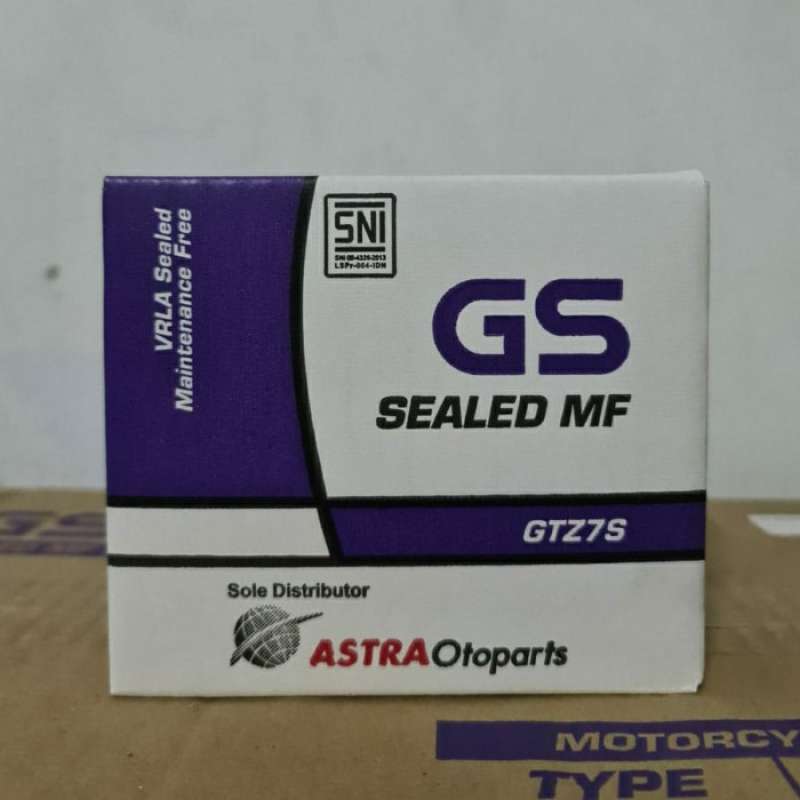 Promo Aki Motor Gs Astra Mf Gtz7S Gtz-7S Vario 125,Vario 150, Cb150R