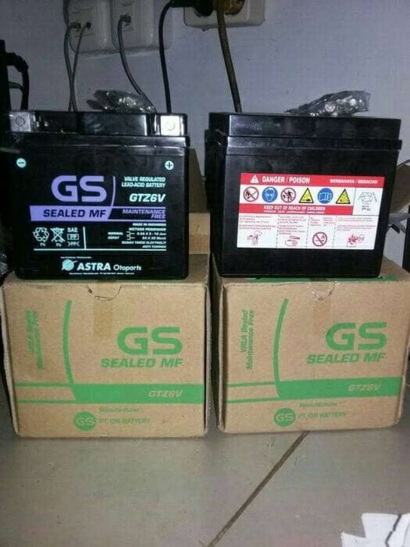 Promo Aki / Accu Asli Bawaan Motor Satria Fu Diskon 16% di Seller