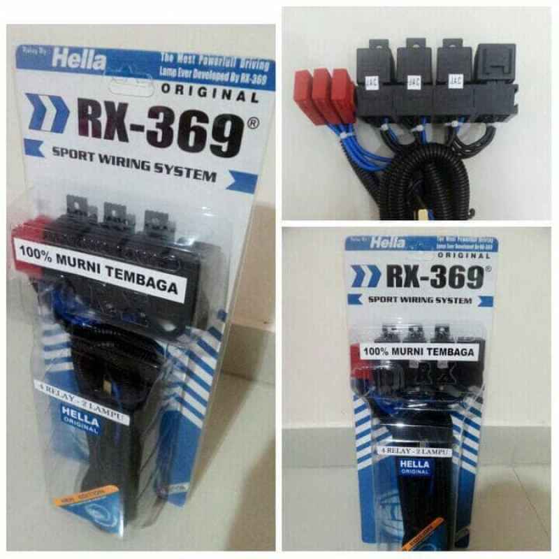 Jual Kabel Set Relay Lampu 4Relay 4Lampu Khusus RUSH dan TERIOS di