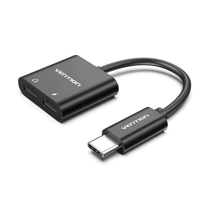 Jual Vention CFM Converter TypeC to Dual TypeC Audio Adapter with