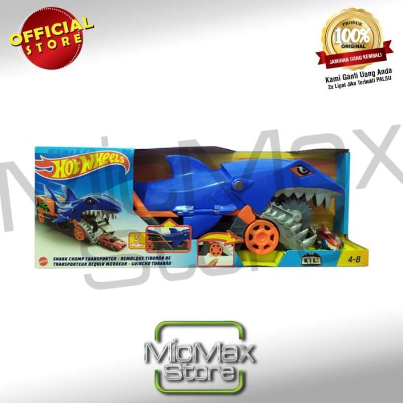 Promo HotWheels Hot Wheels City Shark Chomp Transporter Original GVG36 ...