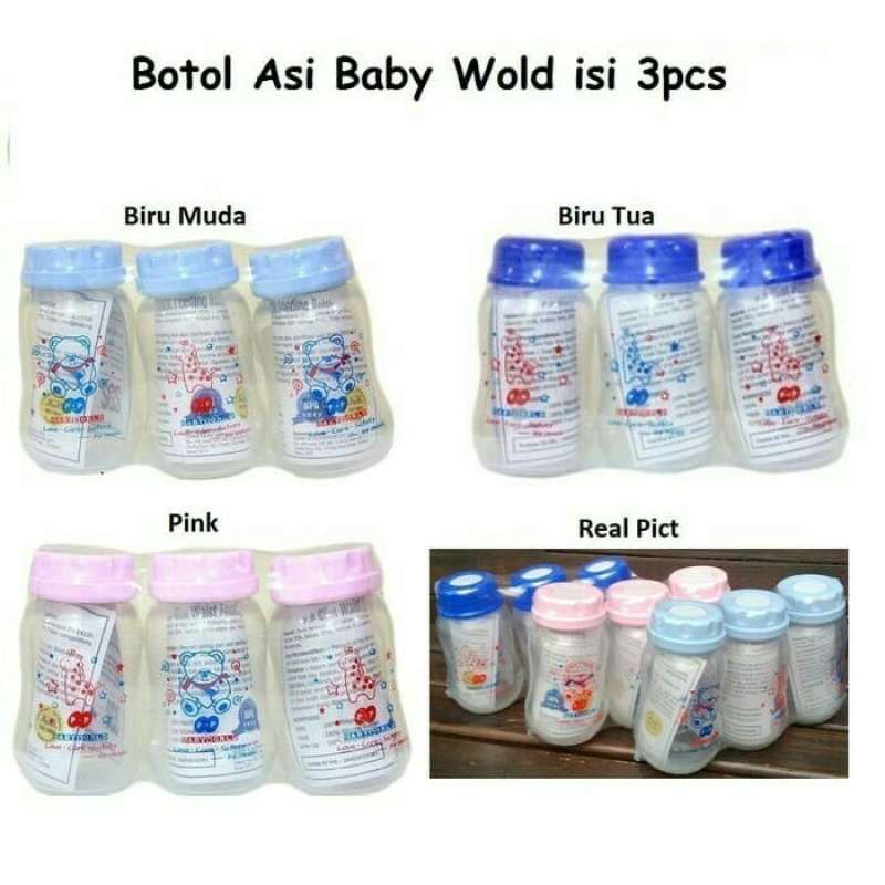 Promo Botol Asi Plastik/ Botol Plastik Asip Baby World Non BPA Botol Promo Botol Asi Plastik/ Botol Plastik Asip Baby World Non BPA Botol