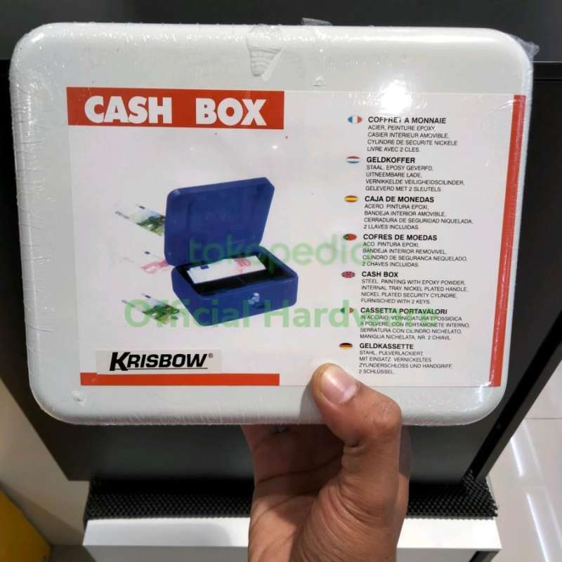 Jual Cash Box 8 Inch Krisbow / Brankas / Safe Deposit di Seller