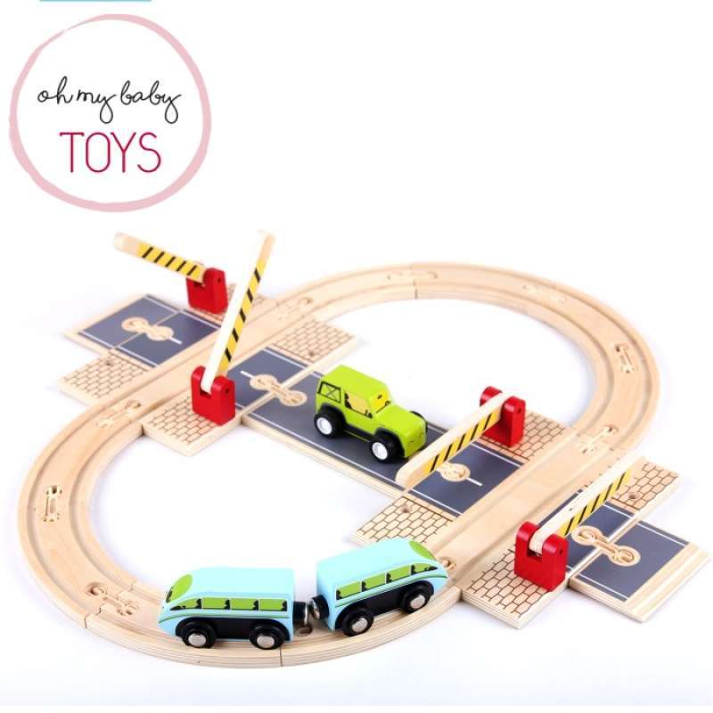 Jual Wooden Toys Qpack Road Junction â€“ Mainan Kayu Persimpangan Jalan