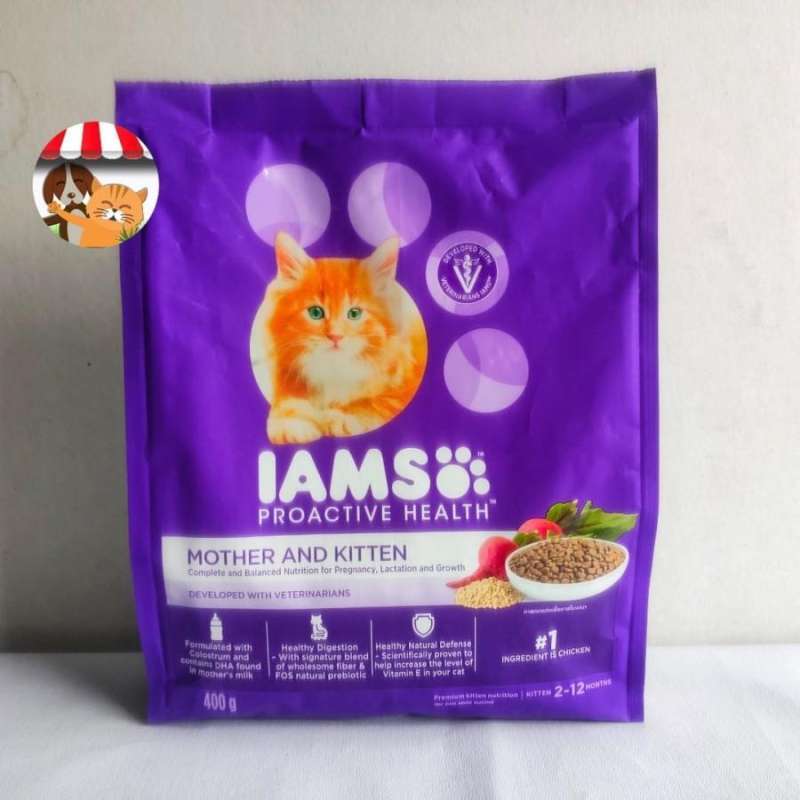 Jual IAMS Mother & Kitten 400gr Makanan Kucing Mirip Proplan Royal