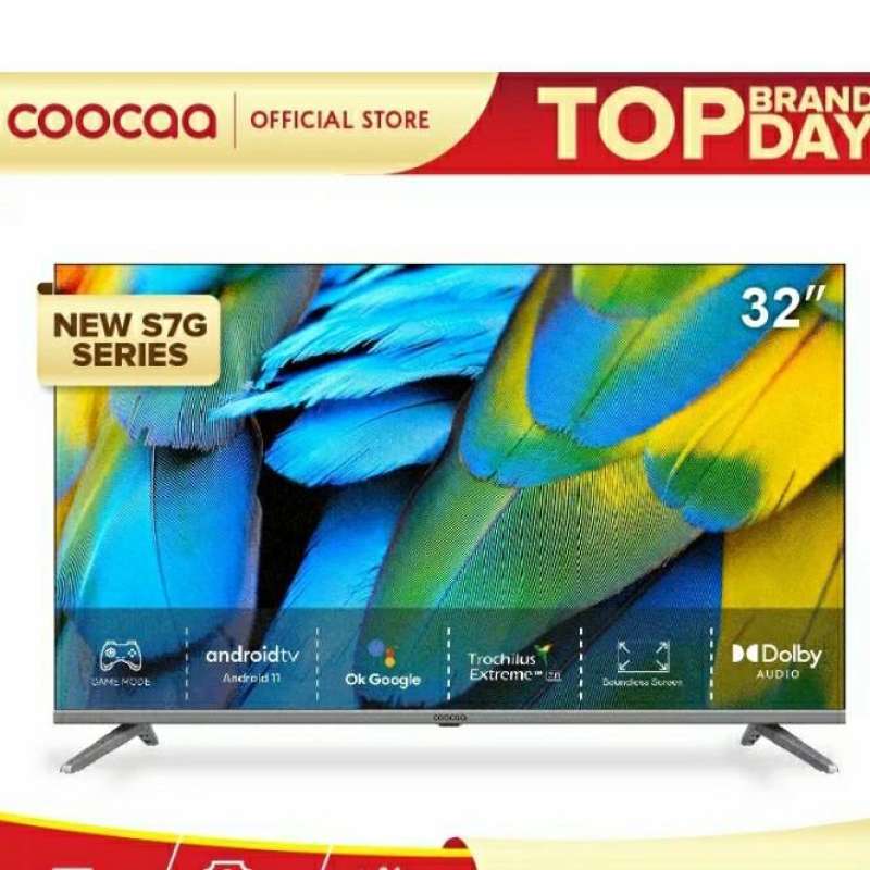 Jual Coocaa 32s7G android 11.0 LED TV 32 inch Digital TV + 5G wifi di ...