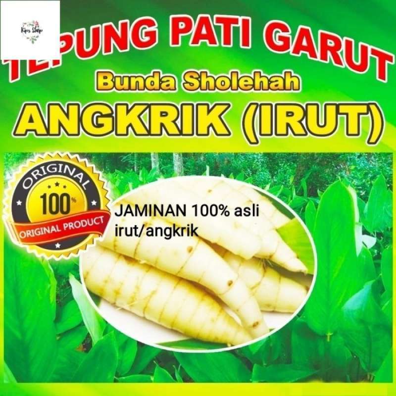 Promo Tepung Pati angkrik 250gr pati Garut irut obat gerd asam lambung ...