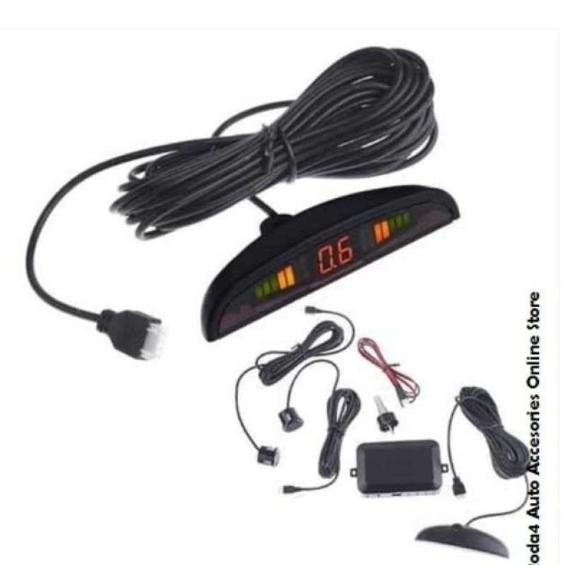 Jual sensor parkir 2 titik meter LED Display Toyota Vios di Seller ...