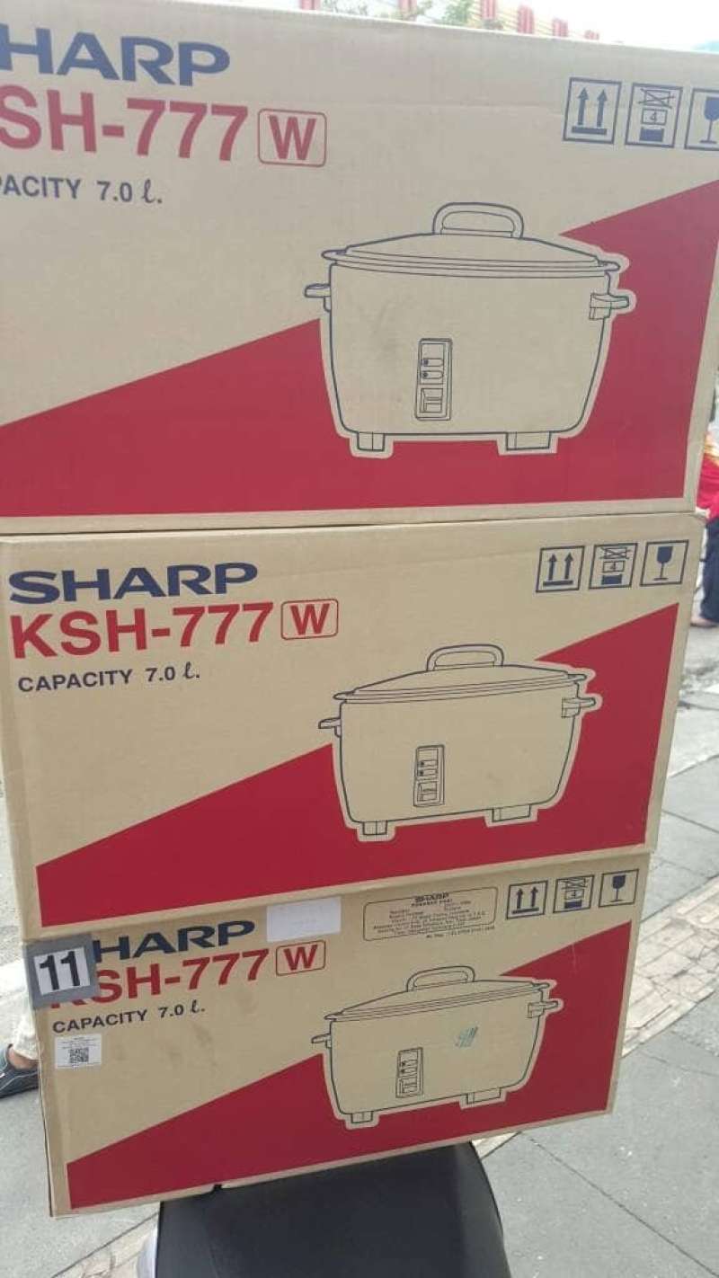 Jual RICE COOKER LISTRIK SHARP KSH 777 W CAPASITAS 7.0 LITER di Seller ...