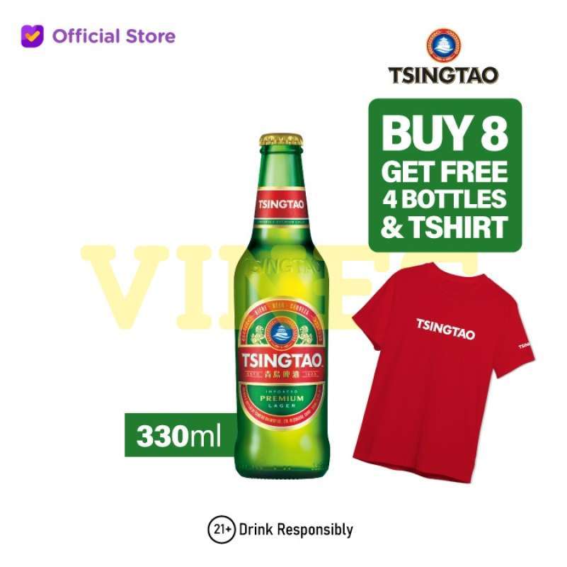 Jual Tsingtao Beer 330ml Buy 8 Get 4 Free di Seller VINES Grogol