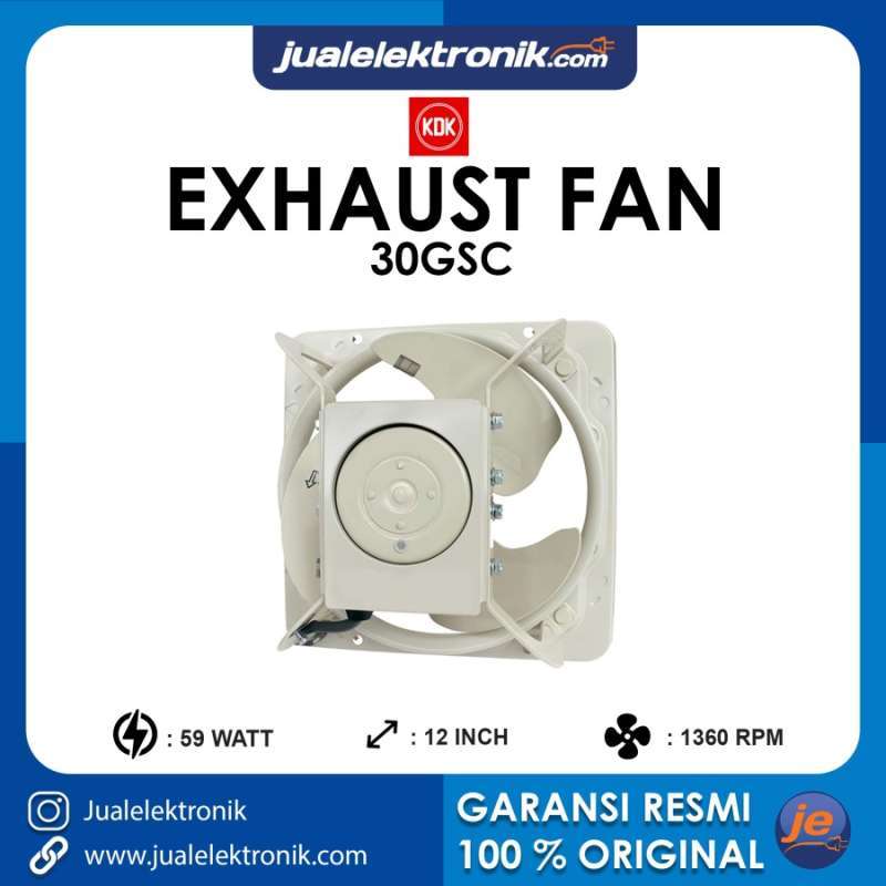 Jual KDK 30GSC ? Industrial Exhaust Fan 12 inch Kipas Angin Hisap