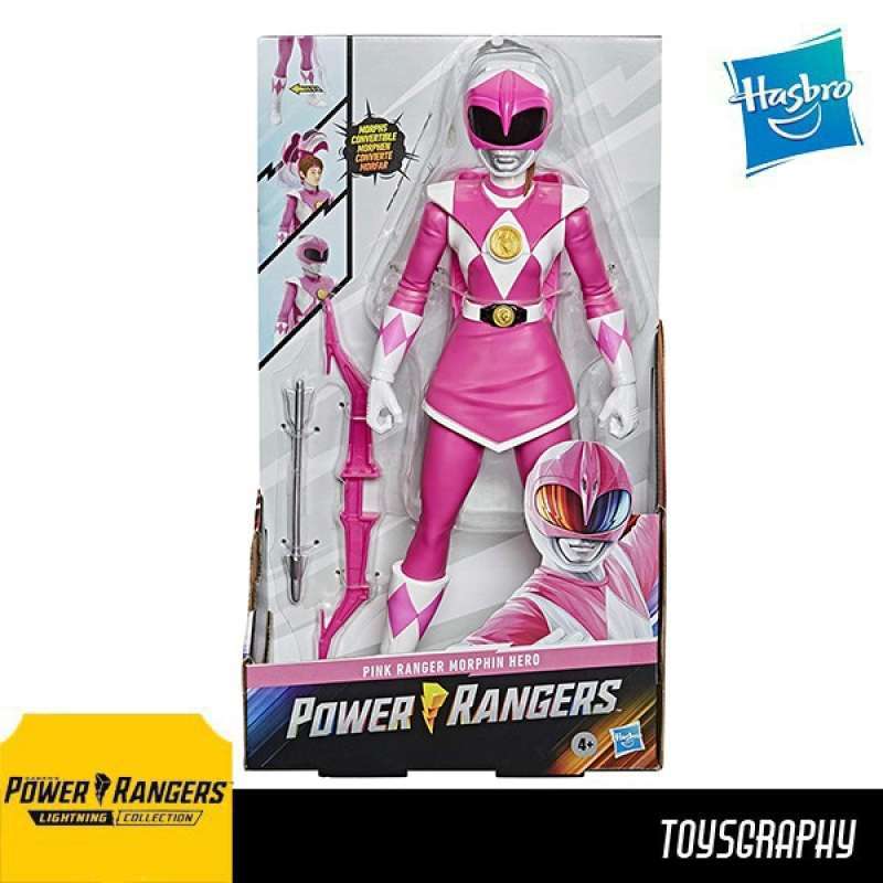 Jual Power Rangers Mighty Morphin PINK RANGER MORPHIN HERO Flip helmet ...