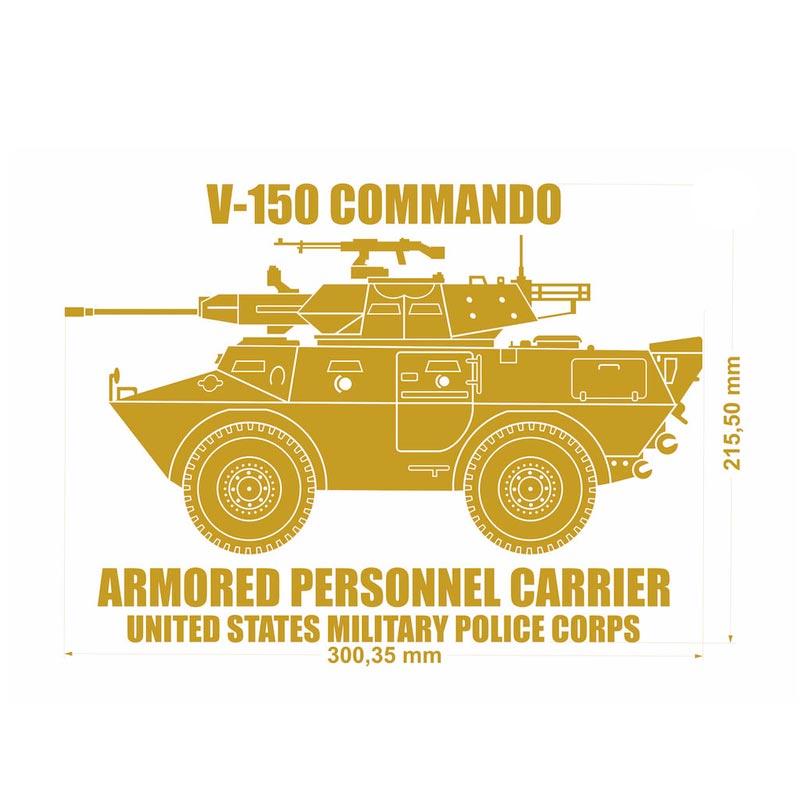 Jual Kyle V-150 US Army Apc Cutting Sticker Di Seller Kyle - Babakan ...
