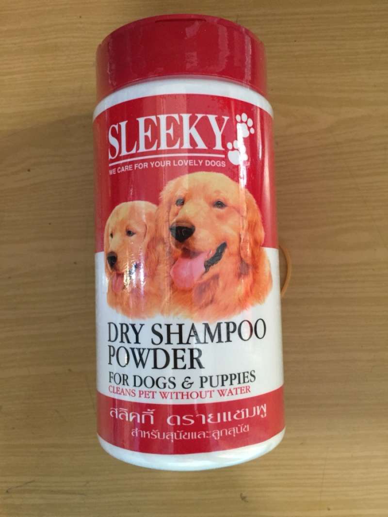 Promo Sleeky Dry Shampoo Powder For Dog & Puppies 150g Diskon 23 di