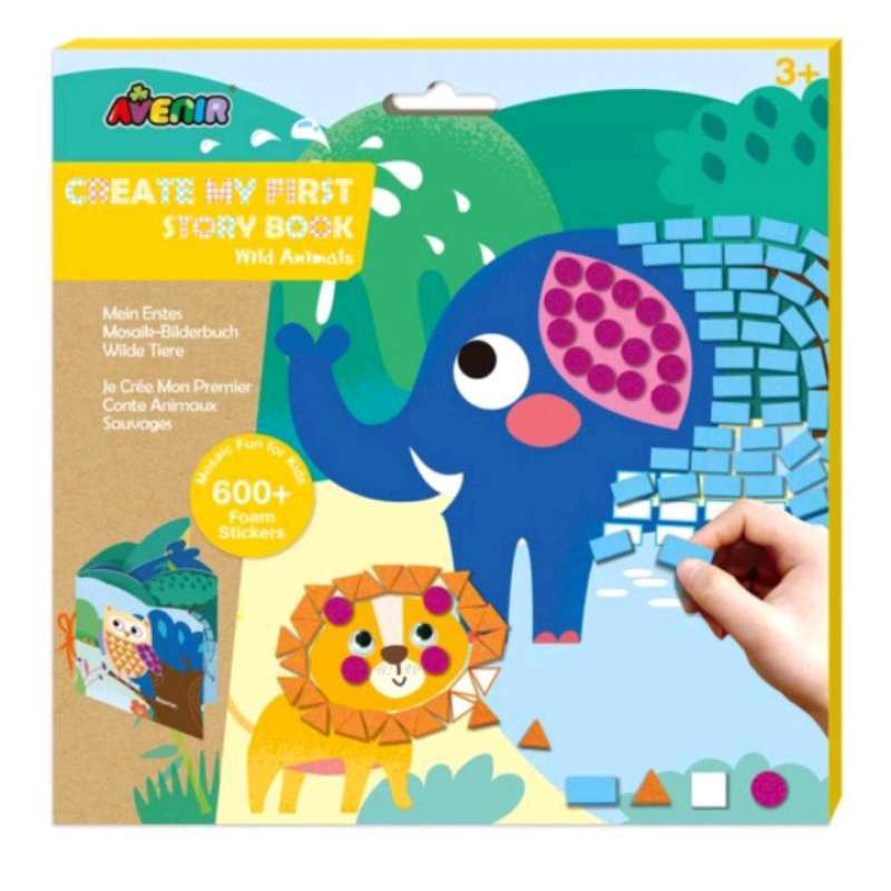 Promo Mainan Buat Buku Edukasi CREATE MY FIRST STORY BOOK Animals