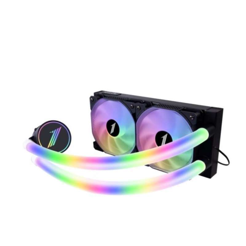 Jual 1STPLAYER MT240 White ARGB Liquid Cooler with ARGB Luminous AIO di Seller hanskomputer