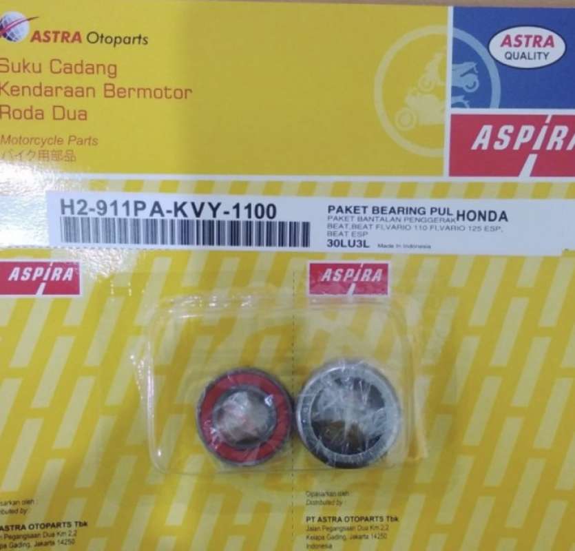 Jual Bearing Laher Pulley Honda Beat / Vario / Scoopy / Vario 125