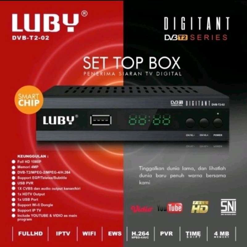 Jual SET TOP BOX TV DIGITAL LUBY DVB T202 di Seller TOKO MURAH